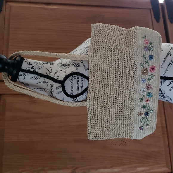 Cappelli Straworld Handbags - Cappelli straworld embroidered purse